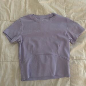 Lavender Short Sleeve Top